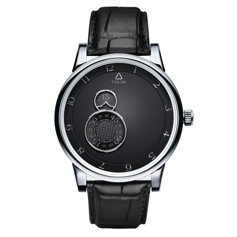 Trilobe Watches - NUIT FANTASTIQUE GRAINED BLACK | Manfredi Jewels