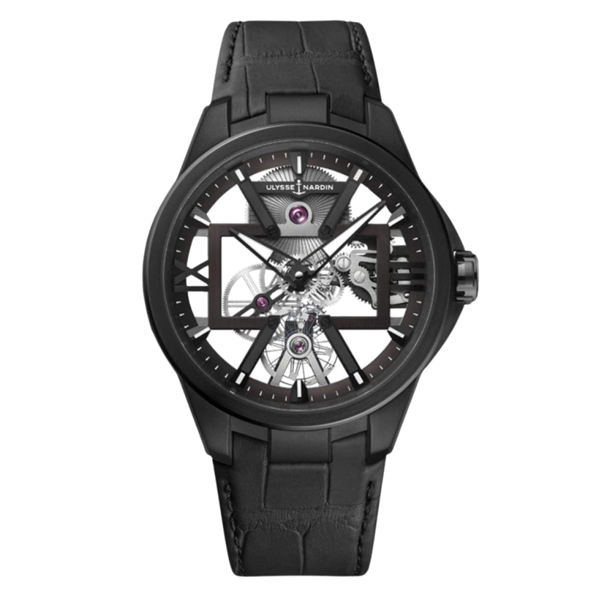 Ulysse Nardin New Watches - BLAST SKELETON X 42MM BLACK DLC TITANIUM | Manfredi Jewels