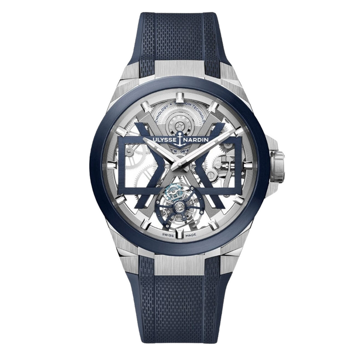 Ulysse Nardin New Watches - BLAST TOURBILLON 45MM BLUE PVD TITANIUM | Manfredi Jewels