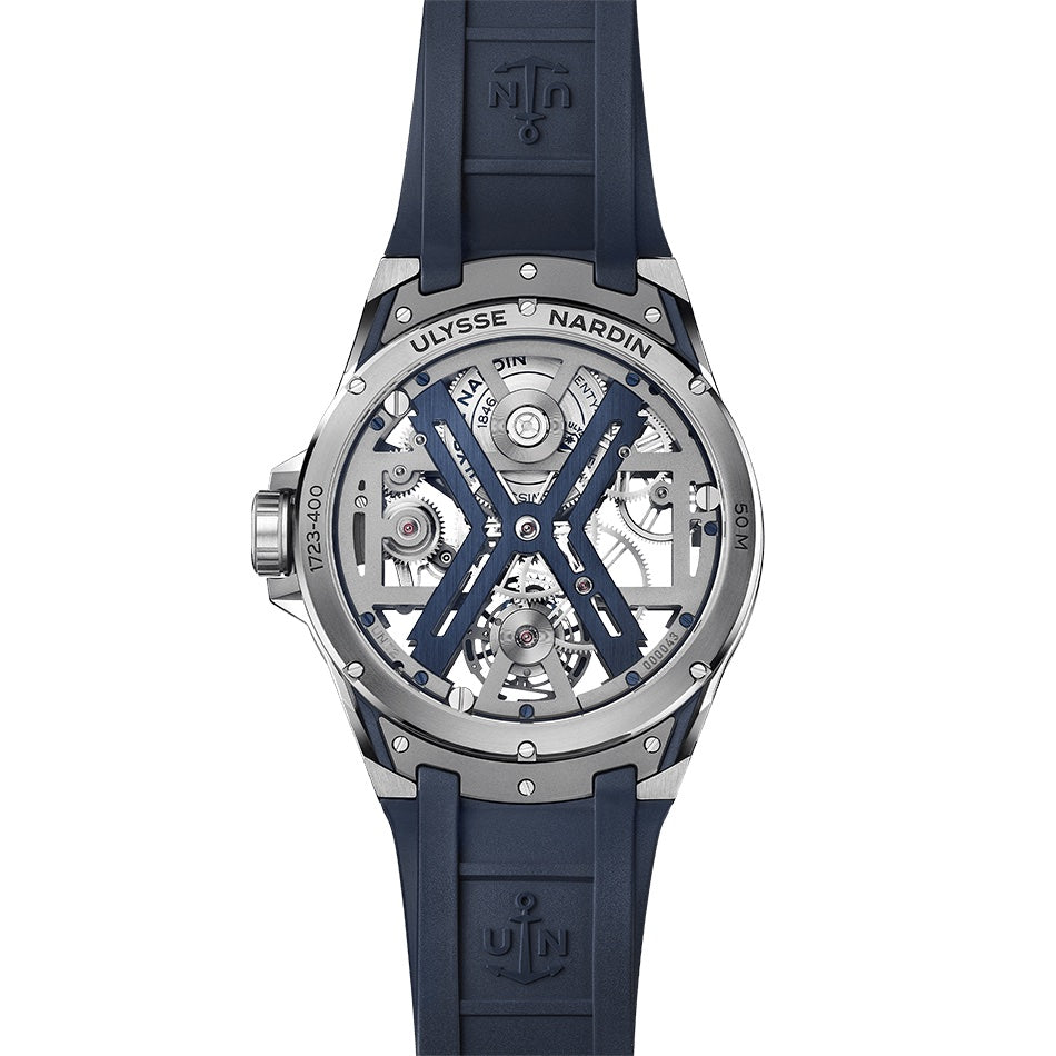 Ulysse Nardin New Watches - BLAST TOURBILLON 45MM BLUE PVD TITANIUM | Manfredi Jewels