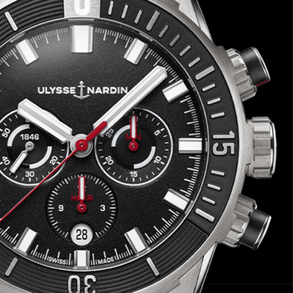 Ulysse Nardin Watches - DIVER CHRONOGRAPH 44MM TITANIUM | Manfredi Jewels