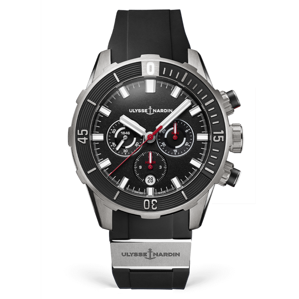 Ulysse Nardin Watches - DIVER CHRONOGRAPH 44MM TITANIUM | Manfredi Jewels