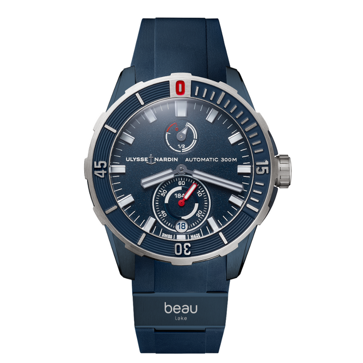 Ulysse Nardin New Watches - DIVER CHRONOMETER BEAU LAKE 44MM TITANIUM | Manfredi Jewels