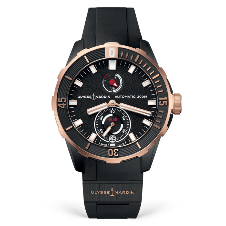 Ulysse Nardin Watches - DIVER CHRONOMETER 44MM TITANIUM & ROSE GOLD | Manfredi Jewels