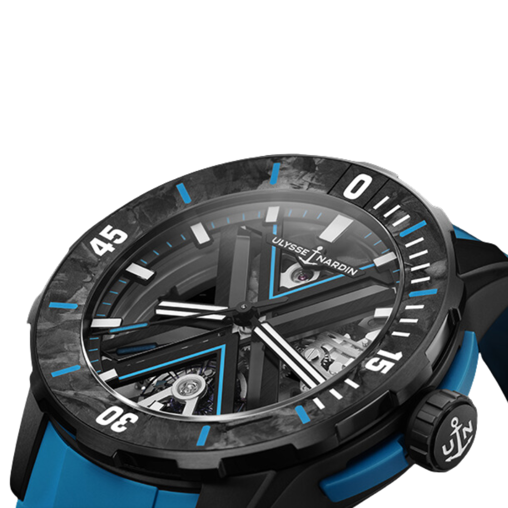 Ulysse Nardin New Watches - DIVER X SKELETON 44MM BLACK DLC TITANIUM | Manfredi Jewels
