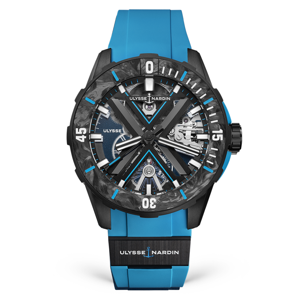 Ulysse Nardin New Watches - DIVER X SKELETON 44MM BLACK DLC TITANIUM | Manfredi Jewels