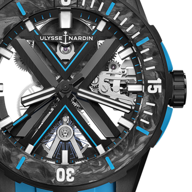 Ulysse Nardin New Watches - DIVER X SKELETON AZURE | Manfredi Jewels