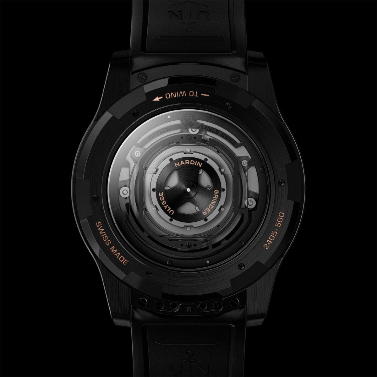 Ulysse Nardin New Watches - FREAK ONE 44MM BLACK DLC TITANIUM & ROSE GOLD | Manfredi Jewels