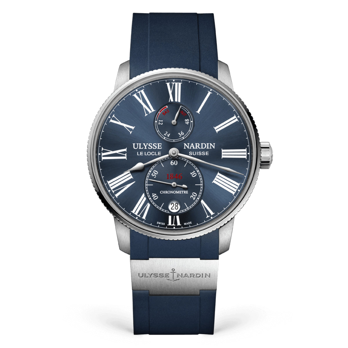 Ulysse Nardin Watches - MARINE TORPILLEUR 42MM STEEL | Manfredi Jewels