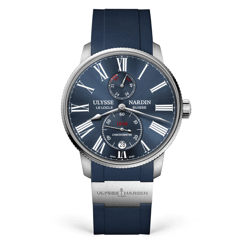 Ulysse Nardin Watches - MARINE TORPILLEUR 42MM STEEL | Manfredi Jewels