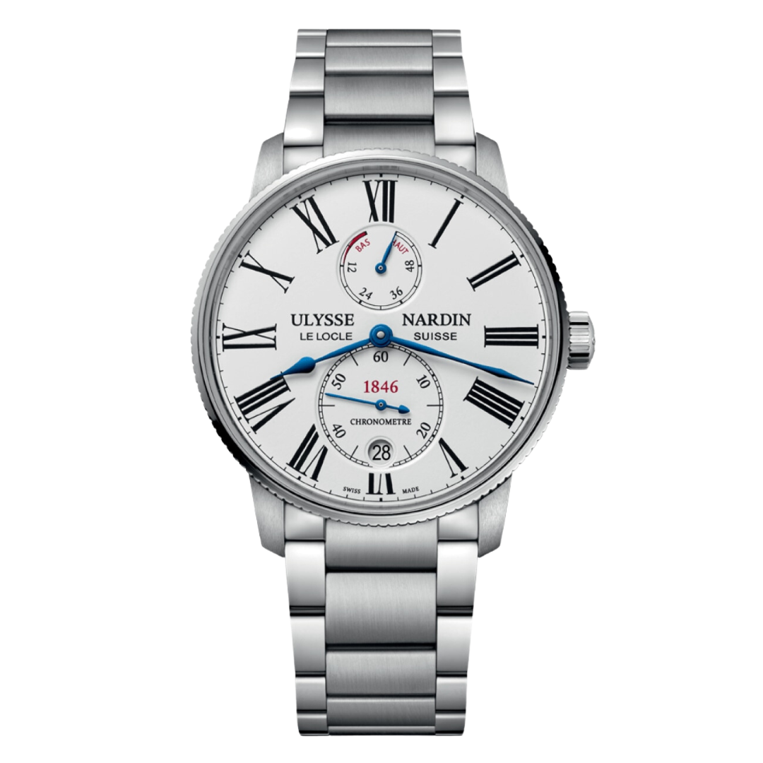 Ulysse Nardin Watches - MARINE TORPILLEUR 42MM STAINLESS STEEL | Manfredi Jewels