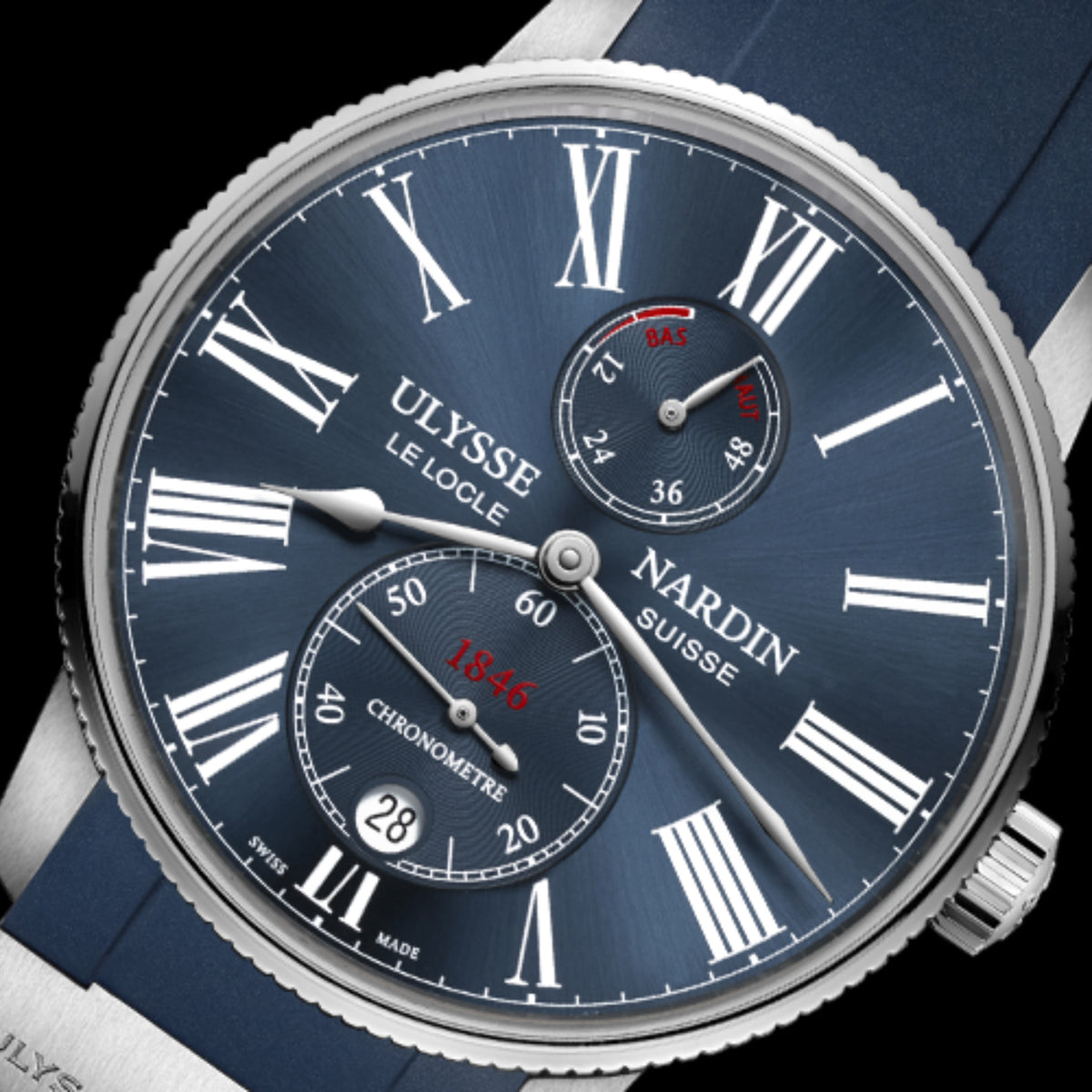 Ulysse Nardin Watches - MARINE TORPILLEUR 42MM STEEL | Manfredi Jewels