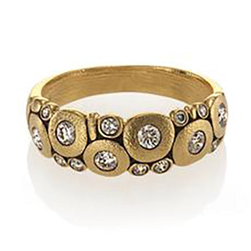 Alex Sepkus Jewelry - 18K YELLOW GOLD AND DIAMOND CANDY DOME RING | Manfredi Jewels
