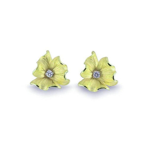 Anna Maria Cammilli Jewelry - Grace Petal Flower Earrings | Manfredi Jewels