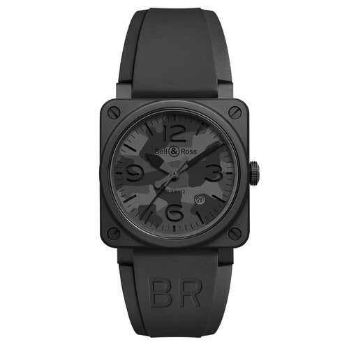 Bell & Ross Watches - BR 03 - 92 BLACK CAMO | Manfredi Jewels