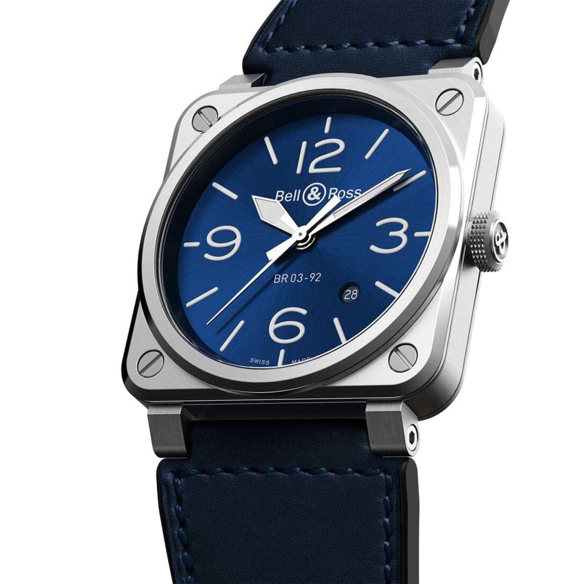 Bell & Ross New Watches - BR 03-92 BLUE STEEL | Manfredi Jewels