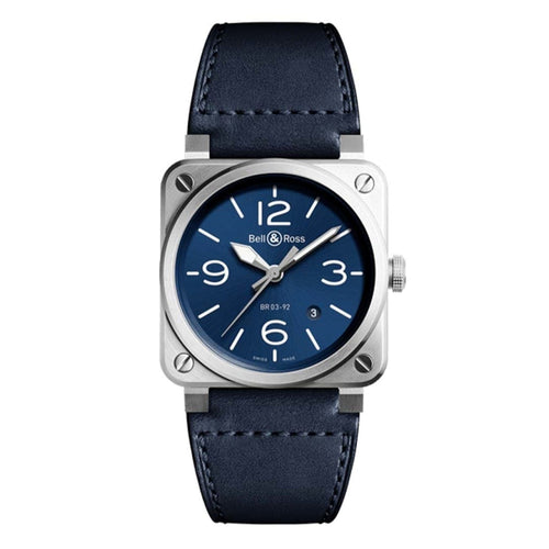 Bell & Ross New Watches - BR 03 - 92 BLUE STEEL | Manfredi Jewels