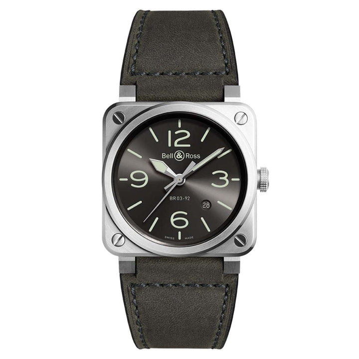Bell & Ross New Watches - BR 03-92 GREY LUM | Manfredi Jewels