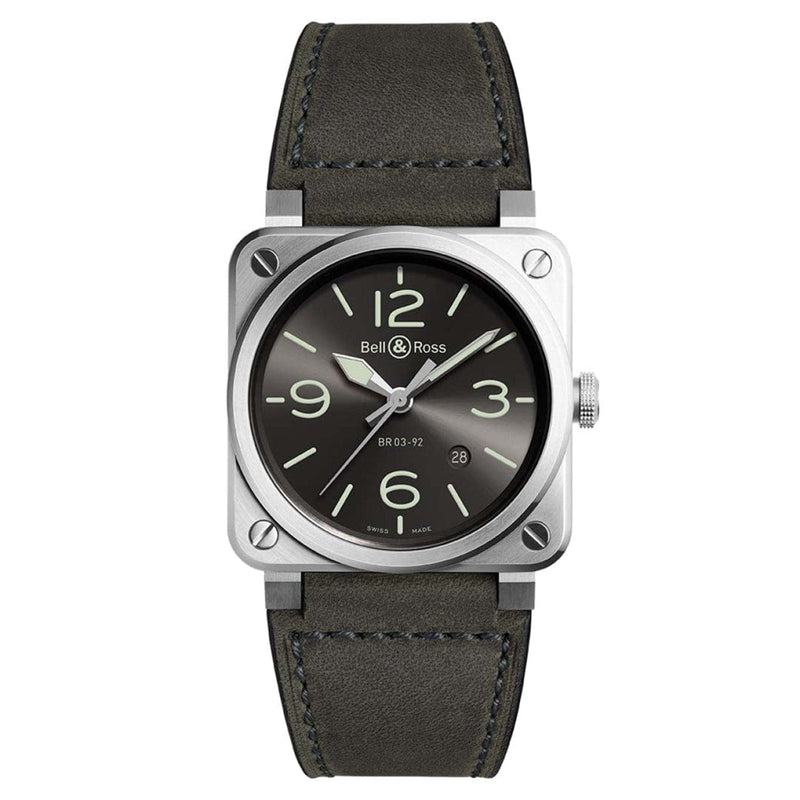 Bell & Ross New Watches - BR 03-92 GREY LUM | Manfredi Jewels