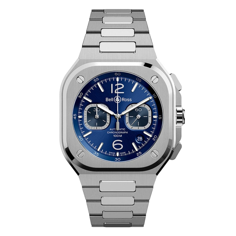 Bell & Ross Watches - BR 05 CHRONO BLUE STEEL | Manfredi Jewels