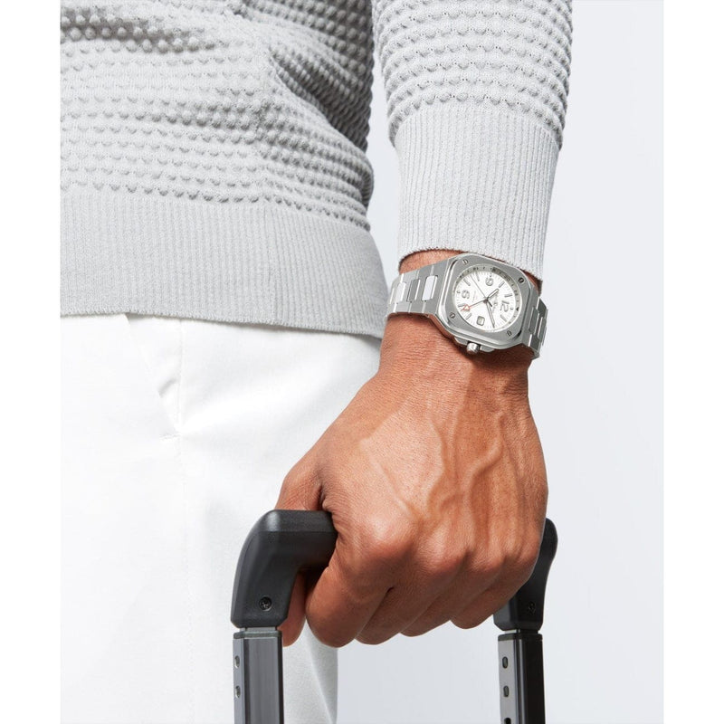 Bell & Ross New Watches - BR 05 GMT WHITE | Manfredi Jewels