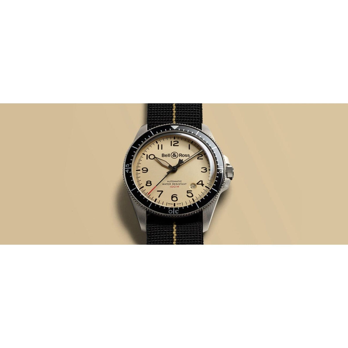 Bell & Ross Watches - BR V2-92 MILITARY BEIGE | Manfredi Jewels