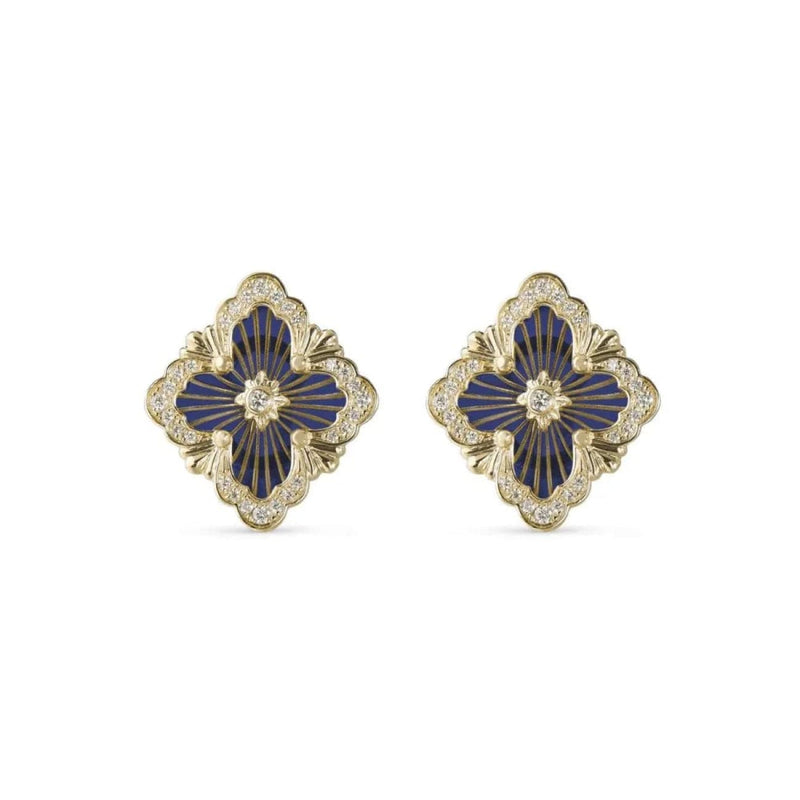 Buccellati Jewelry - Opera Tulle 18K Yellow Gold Diamonds Earrings | Manfredi Jewels