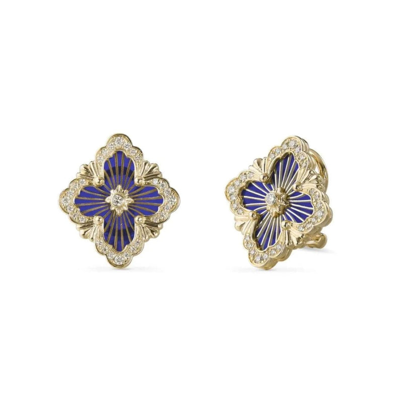 Buccellati Jewelry - Opera Tulle 18K Yellow Gold Diamonds Earrings | Manfredi Jewels