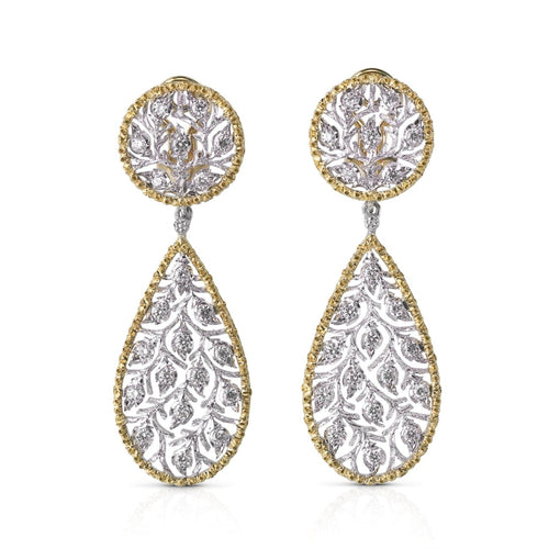Buccellati Jewelry - Ramage Pendant Earrings | Manfredi Jewels