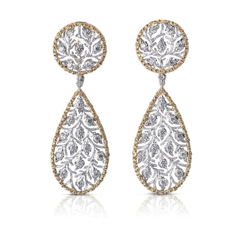 Buccellati Jewelry - Ramage Pendant Earrings | Manfredi Jewels