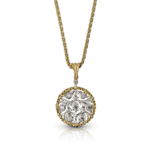 Buccellati Jewelry - Ramage Round Pendant | Manfredi Jewels