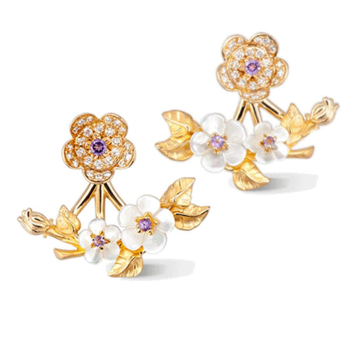 Carrera Y Jewelry - Cerezo Medium Earrings | Manfredi Jewels