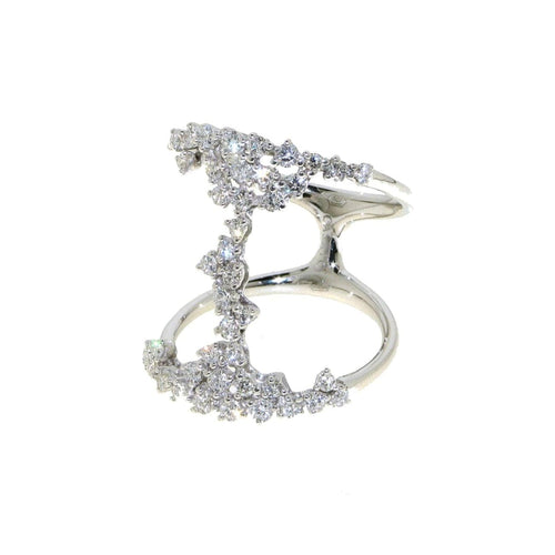 Casato Jewelry - Miss Chi 1 row of center diamonds ring | Manfredi Jewels