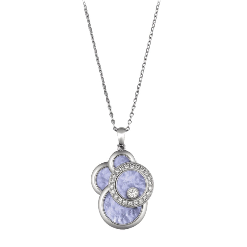 Chopard Jewelry - Happy diamond mop blue necklaces | Manfredi Jewels