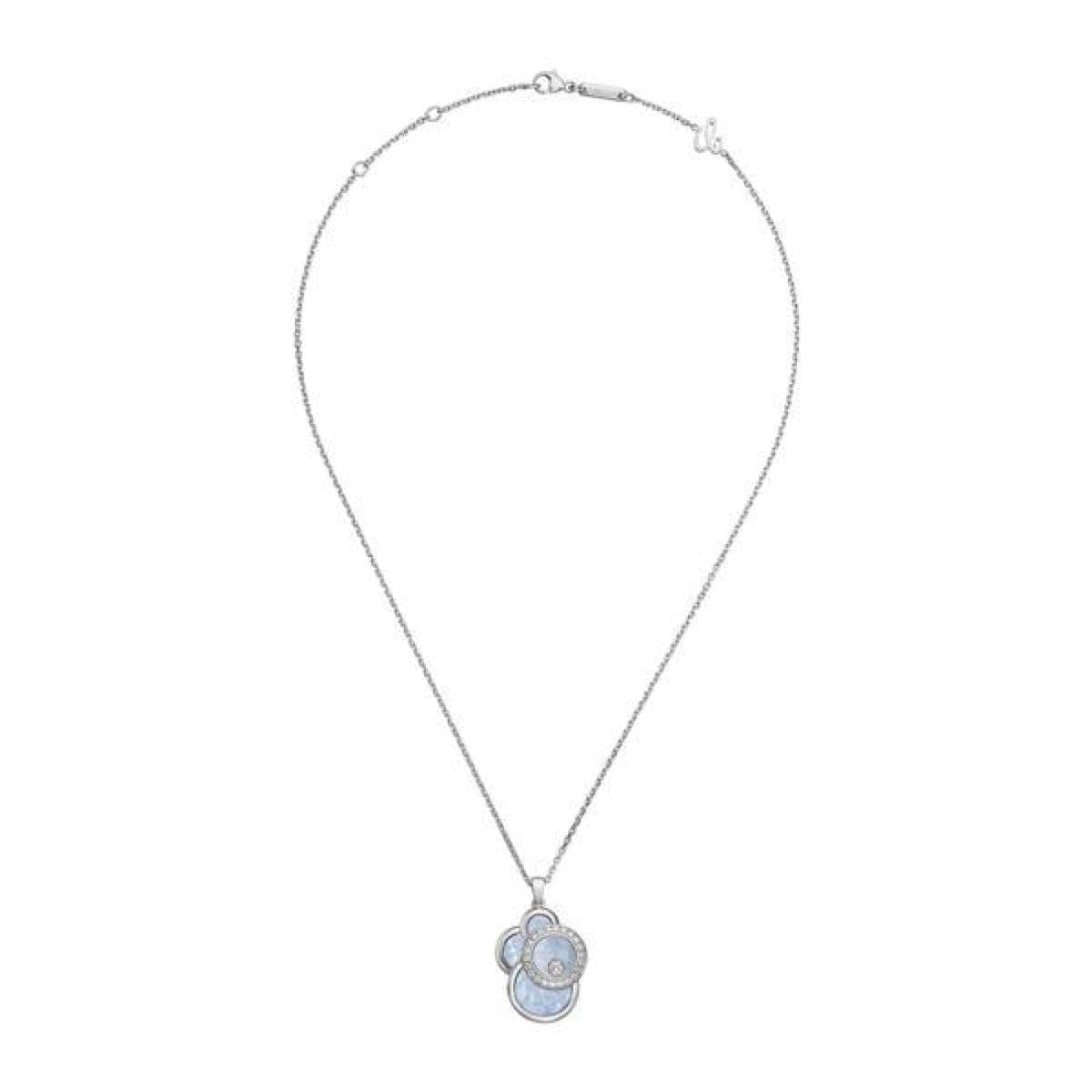 Chopard Jewelry - Happy diamond mop blue necklaces | Manfredi Jewels