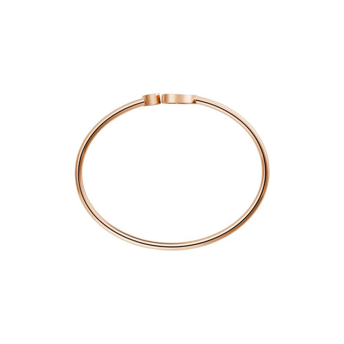 Chopard Jewelry - HAPPY HEARTS BANGLE ETHICAL ROSE GOLD DIAMONDS MOTHER - OF - PEARL | Manfredi Jewels