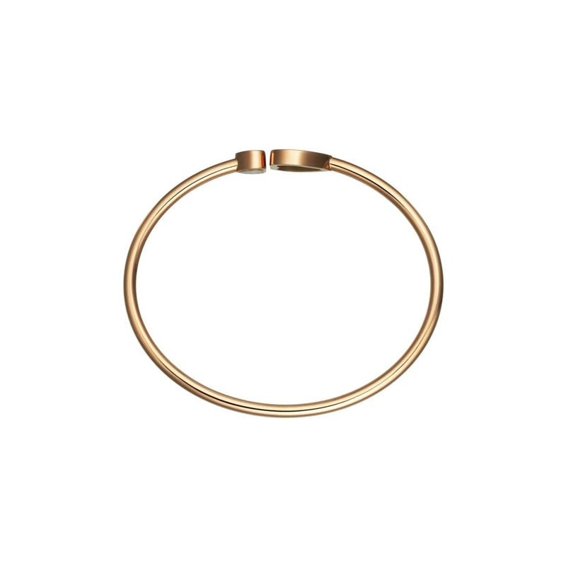 Chopard Jewelry - HAPPY HEARTS BANGLE ROSE GOLD DIAMOND BLUE STONE | Manfredi Jewels