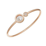 Chopard Jewelry - HAPPY SPIRIT BANGLE ROSE GOLD WHITE DIAMONDS | Manfredi Jewels