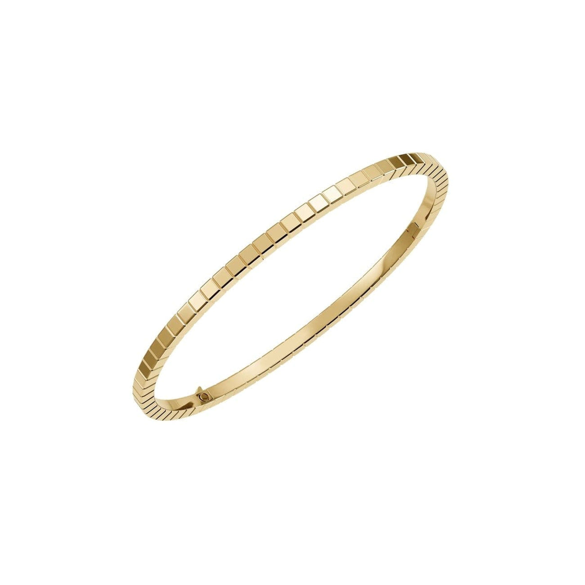 Chopard Jewelry - ICE CUBE PURE BANGLE ETHICAL YELLOW GOLD SMALL | Manfredi Jewels