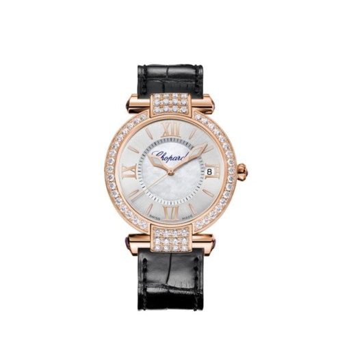 Chopard New Watches - IMPERIALE 36 MM AUTOMATIC ETHICAL ROSE GOLD DIAMONDS | Manfredi Jewels