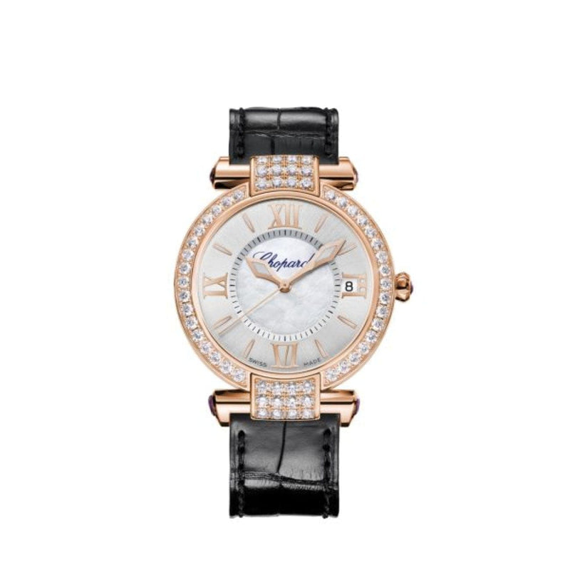 Chopard New Watches - IMPERIALE 36 MM AUTOMATIC ETHICAL ROSE GOLD DIAMONDS | Manfredi Jewels