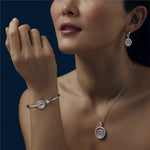 Chopard Jewelry - WHITE GOLD HAPPY SPIRIT BANGLE WITH DIAMONDS | Manfredi Jewels