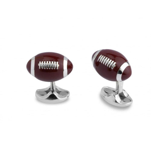 Deakin & Francis Accessories - Sterling Silver American Football Cufflinks | Manfredi Jewels