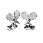 Deakin & Francis Accessories - STERLING SILVER TENNIS RACQUET CUFFLINKS | Manfredi Jewels