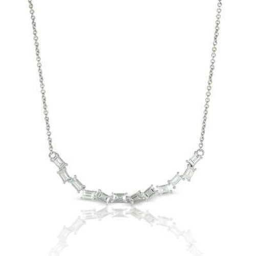 Doves Jewelry - 18K WHITE GOLD DIAMOND NECKLACE | Manfredi Jewels