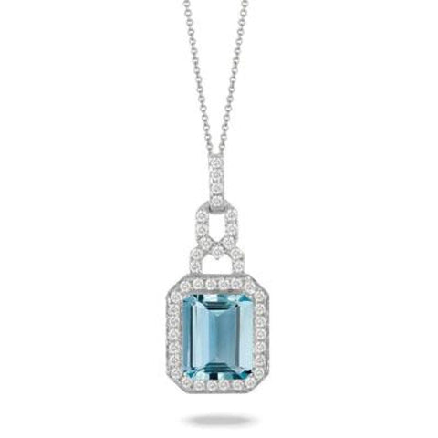 AQUA NECKLACE P9583AQ