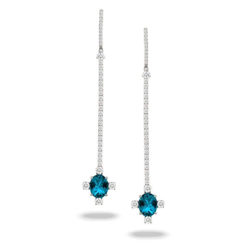 Doves Jewelry - E9083LBT LONDON BLUE | Manfredi Jewels