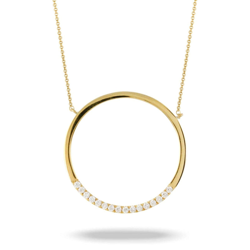 Doves Jewelry - FIBONACCI 18K YELLOW GOLD DIAMOND NECKLACE | Manfredi Jewels