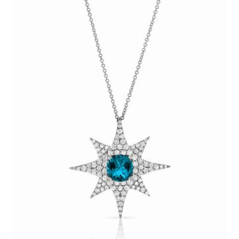 LONDON BLUE NECKLACE P8062LBT