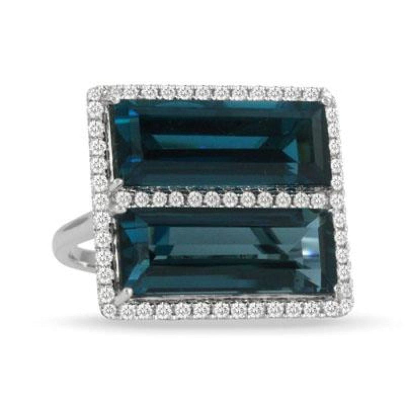 Doves Jewelry - LONDON BLUE RINGS R9399LBT | Manfredi Jewels